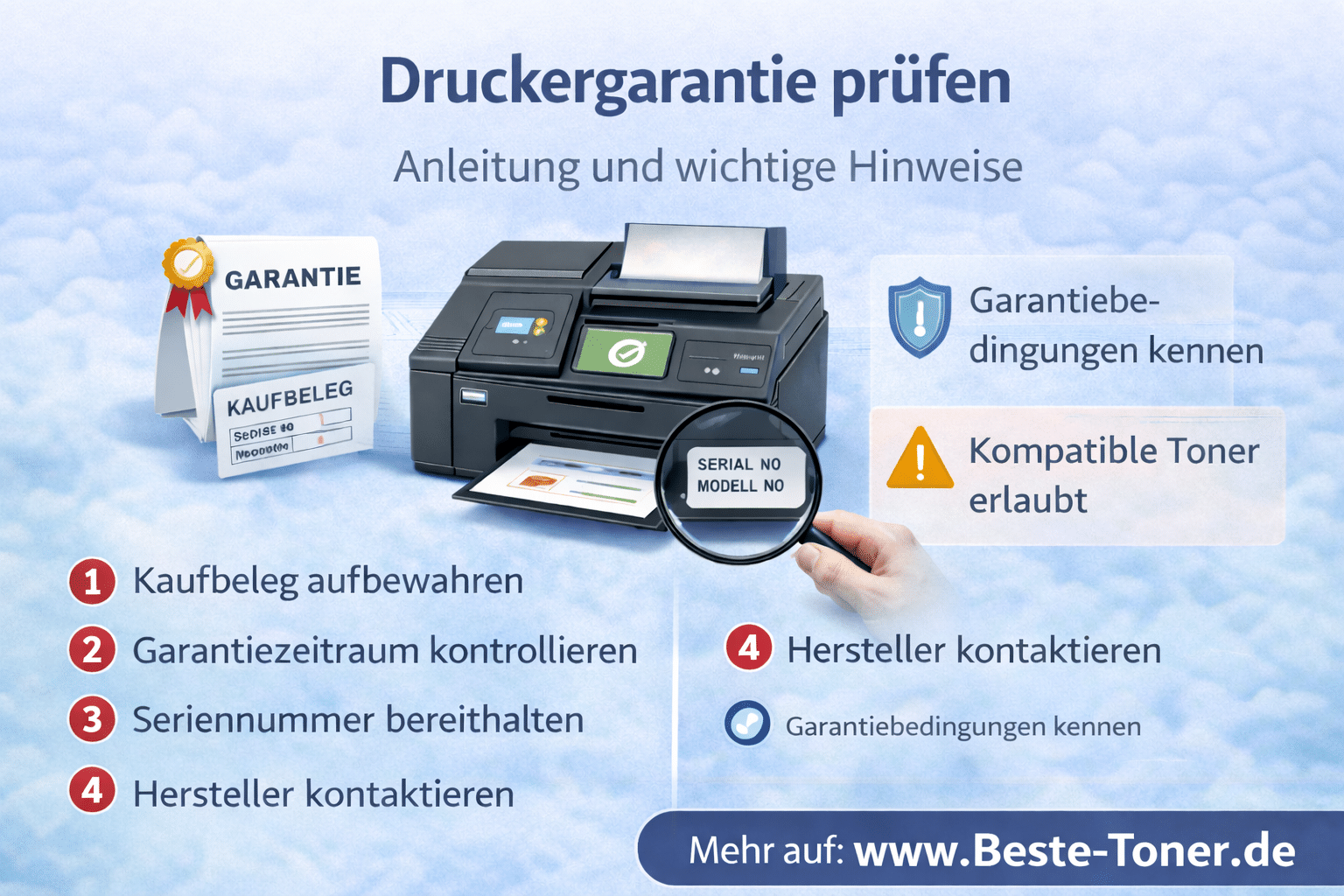 Druckergarantie prüfen – Anleitung und wichtige Hinweise zur Herstellergarantie