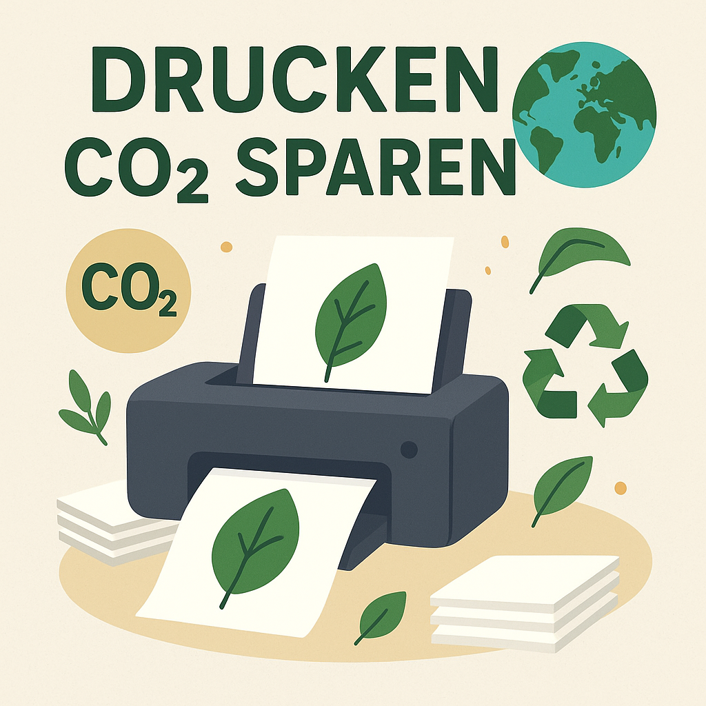 Drucken CO₂ sparen – Nachhaltige Tipps für Büros
