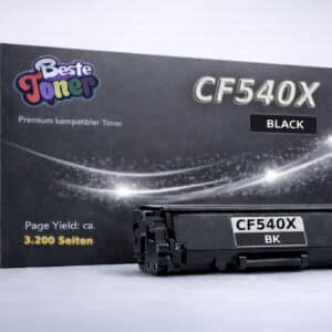 HP CF540X Toner (203X) kompatibel Schwarz