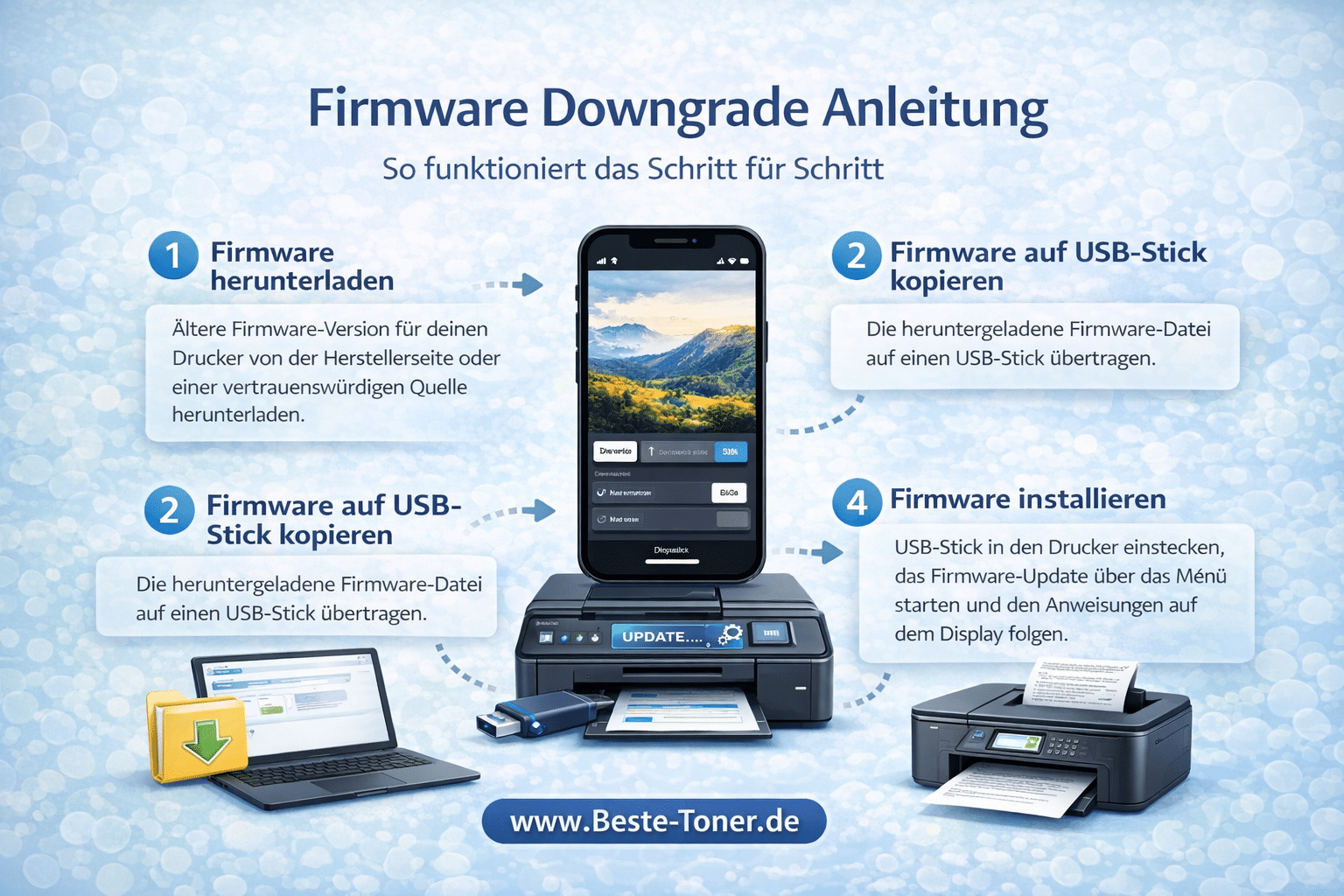 HP Firmware Downgrade Anleitung | Die wichtigsten Schritte