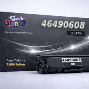 OKI 46490608 Toner kompatibel - Black