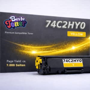 Lexmark 74C2HY0 Toner kompatibel - Yellow