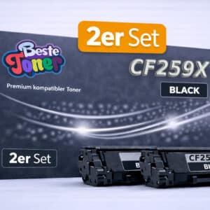 HP CF259X Toner kompatibel - 2er Set - XL-Reichweite