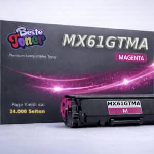 Sharp MX-61GTMA Toner kompatibel – Magenta